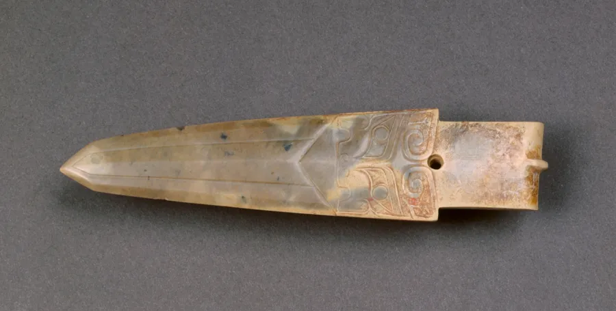 Ceremonial Dagger-Axe with Animal Masks (Ge), by Unknown artist