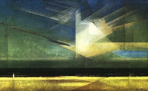 Bird Cloud, by Lyonel Feininger