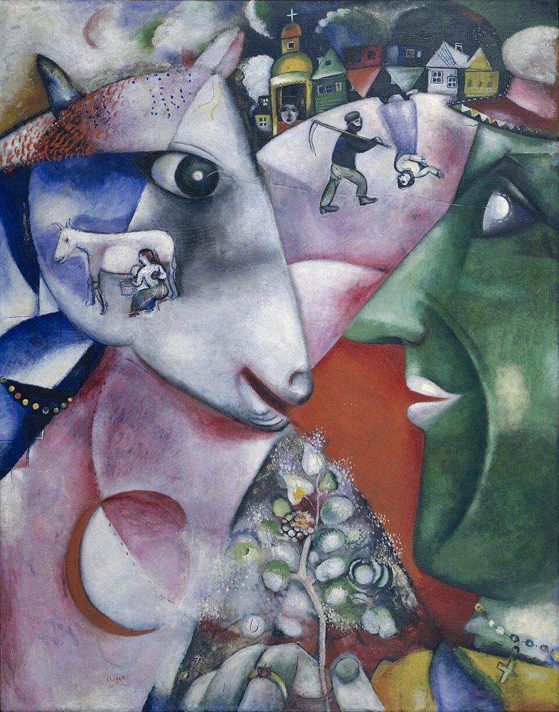 I and the Village, by Marc Chagall