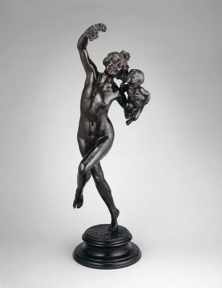 Bacchante with Infant Faun, by Frederick William MacMonnies