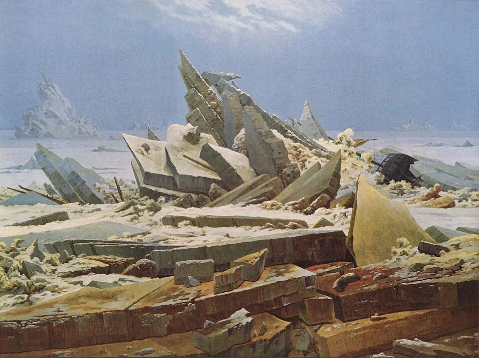 The Sea of Ice, by Caspar David Friedrich