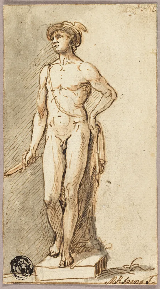 Statue of Mercury, by Michael Henry Spang
