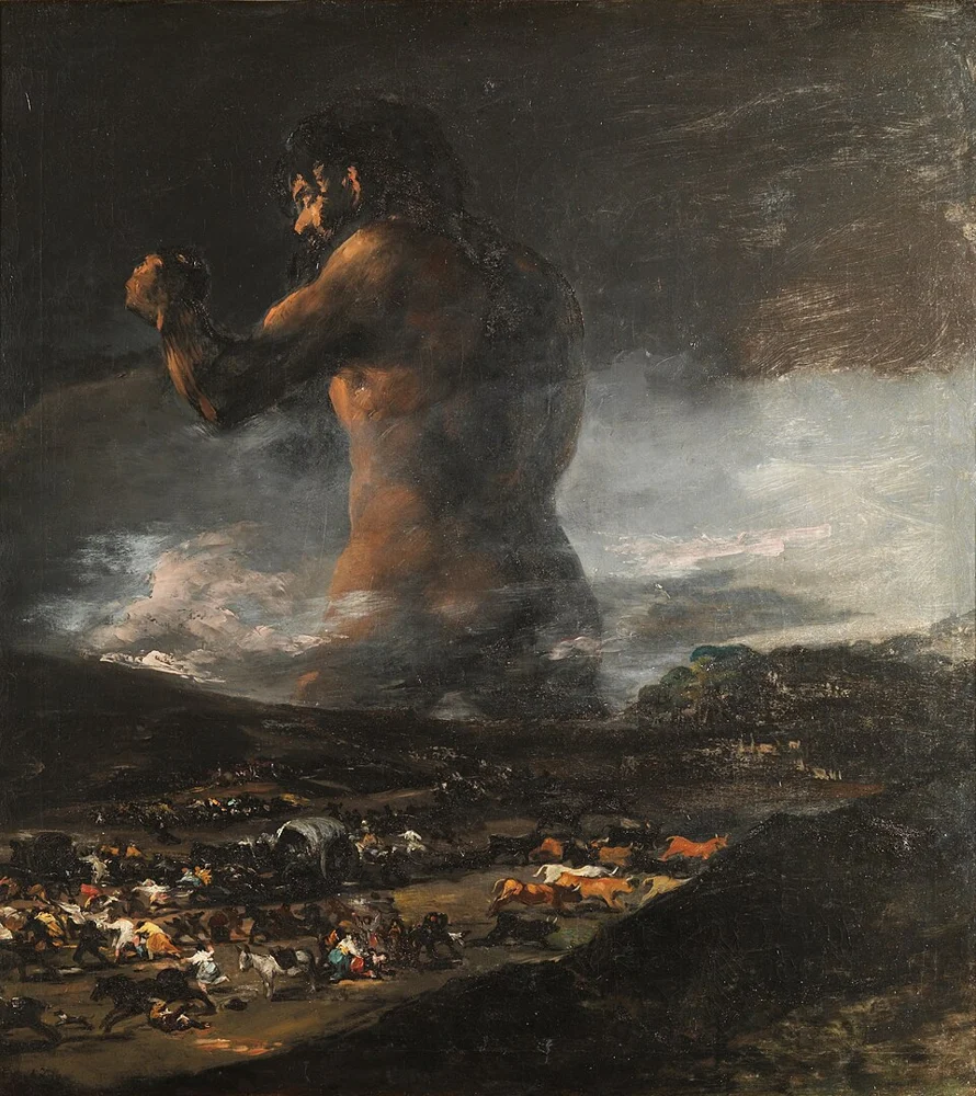 The Colossus, by Francisco de Goya