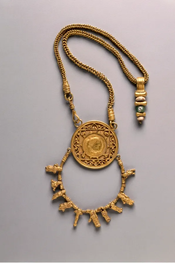 Collar with Medallion and Pendant, by Unknown artist