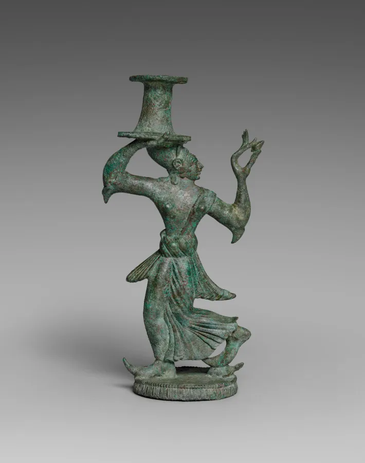 Candelabrum Stand of a Dancing Maenad, by Unknown artist