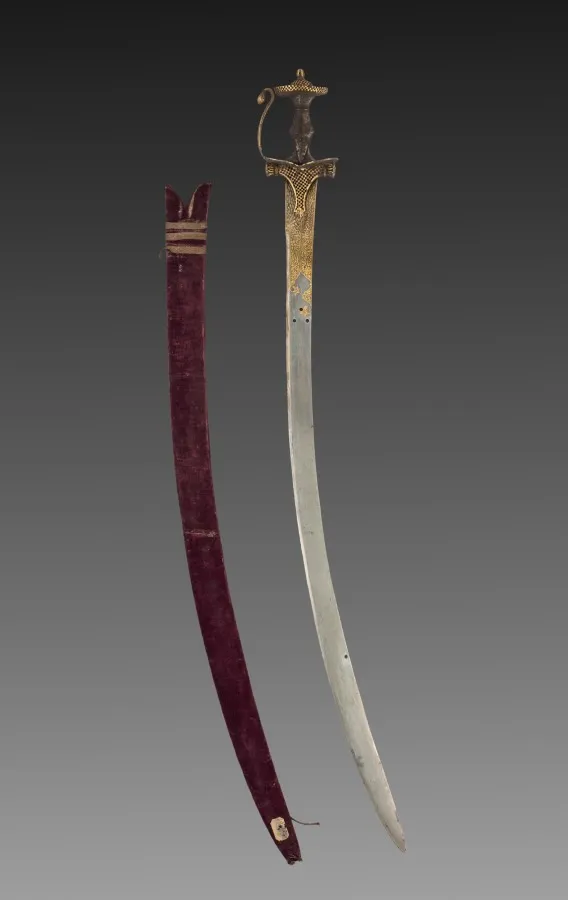 Tulwar sword, by Unknown artist
