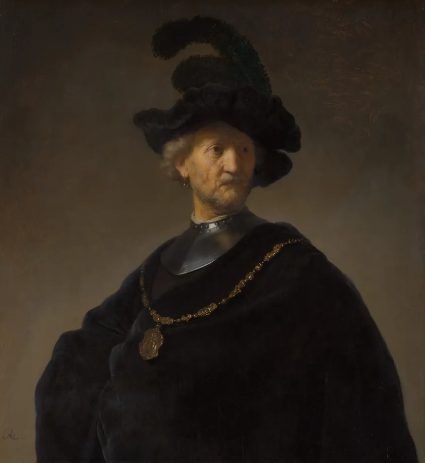 Old Man with a Gold Chain, by Rembrandt van Rijn