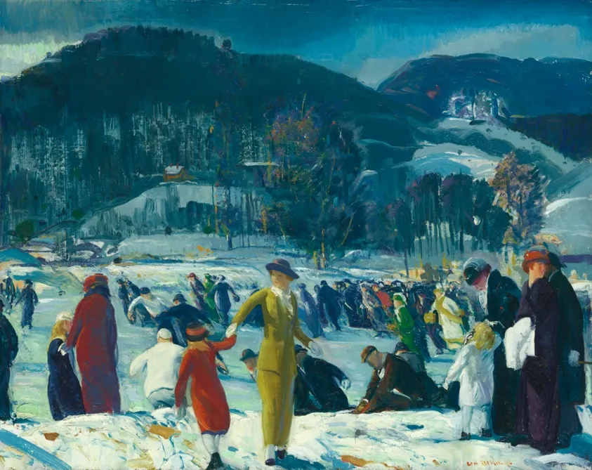 Love of Winter, by George Wesley Bellows