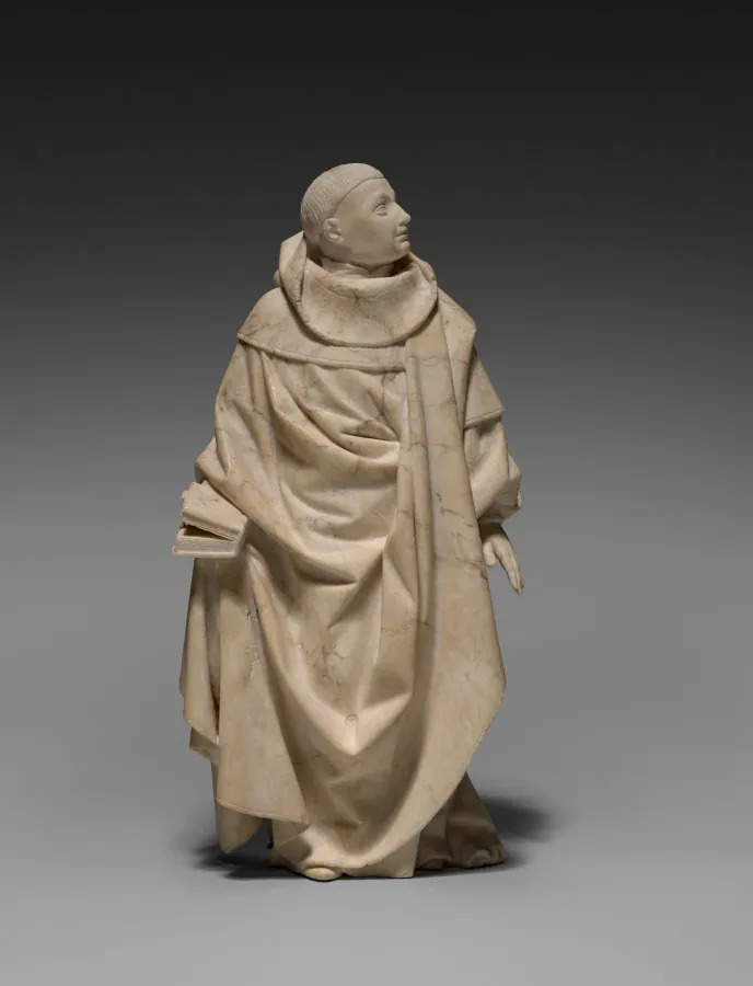 Mourner from the Tomb of John the Fearless and Margaret of Bavaria, by Jean de la Huerta