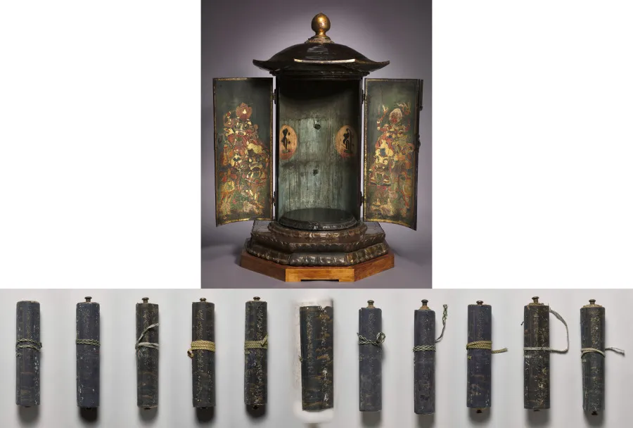 Repository for the Great Perfection of Wisdom Sutra and Eleven Volumes of the Great Perfection of Wisdom Sutra, by Unknown artist