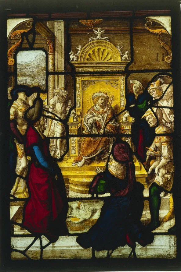The Judgment of Solomon, by Dirk Vellert