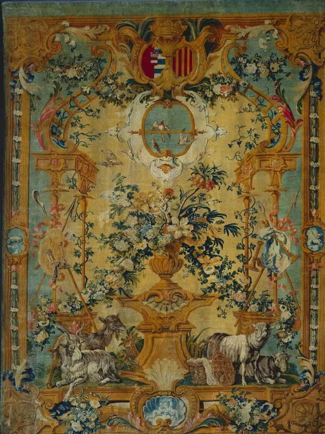 Panel: Spring, by Royal Savonnerie Manufactory, Chaillot Workshops