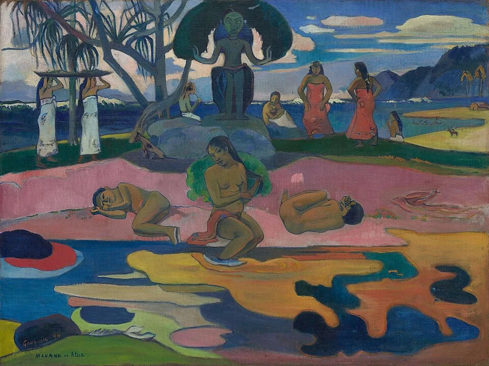 Mahana no atua (Day of the God), by Paul Gauguin
