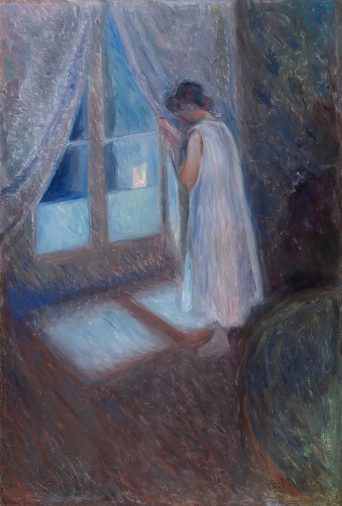 The Girl by the Window, by Edvard Munch