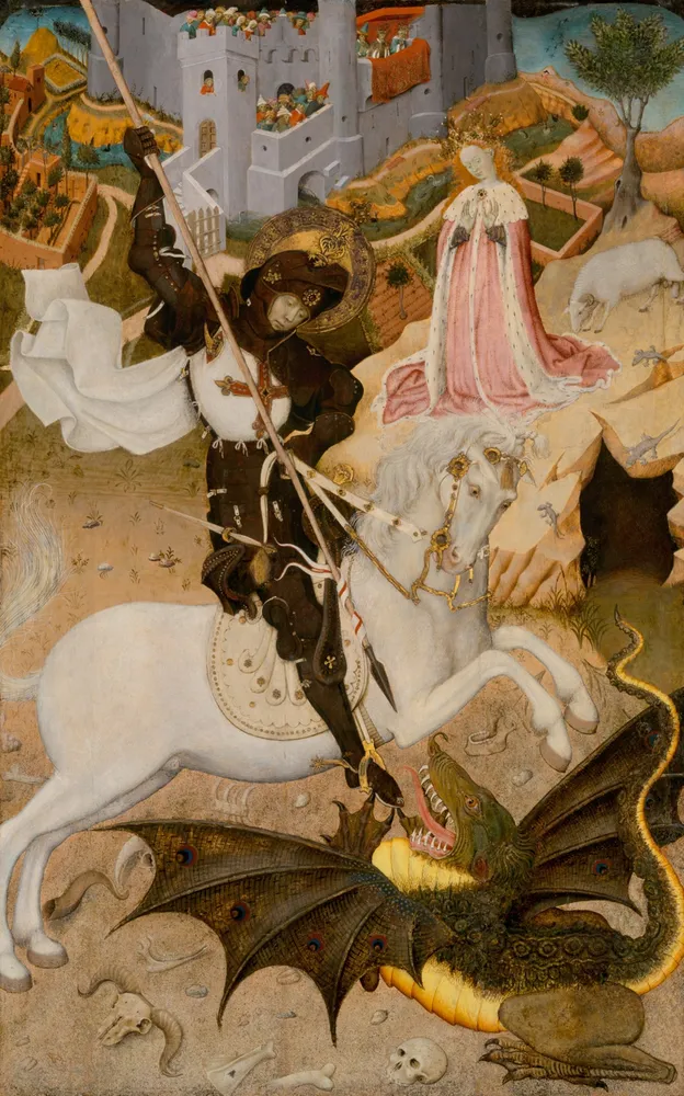 Saint George and the Dragon, by Bernat Martorell