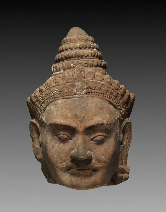 Colossal Head of a Deva, by Unknown artist