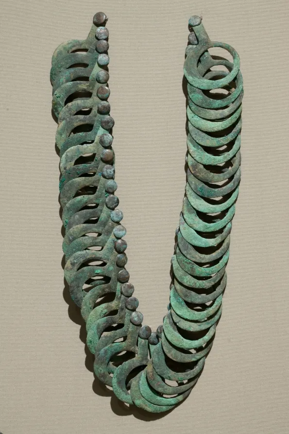 Bronze Necklace with Hanging Pendants, by Unknown artist