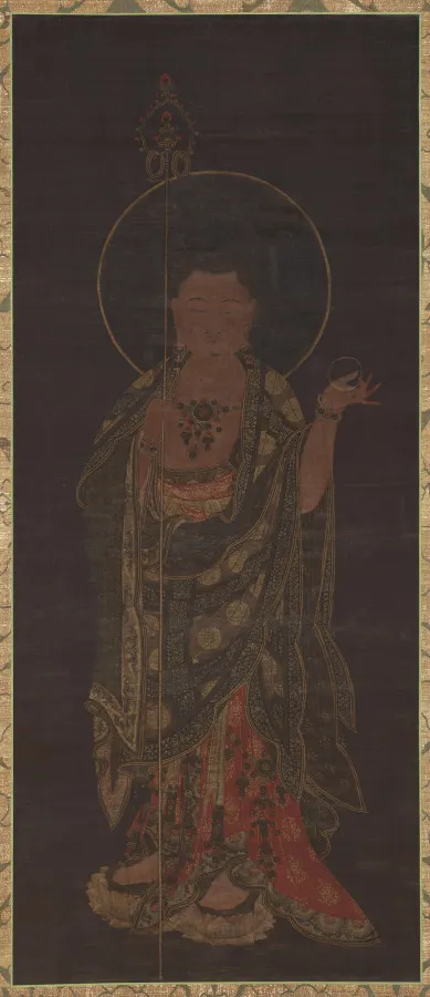 Standing Ksitigarbha, by Unknown artist