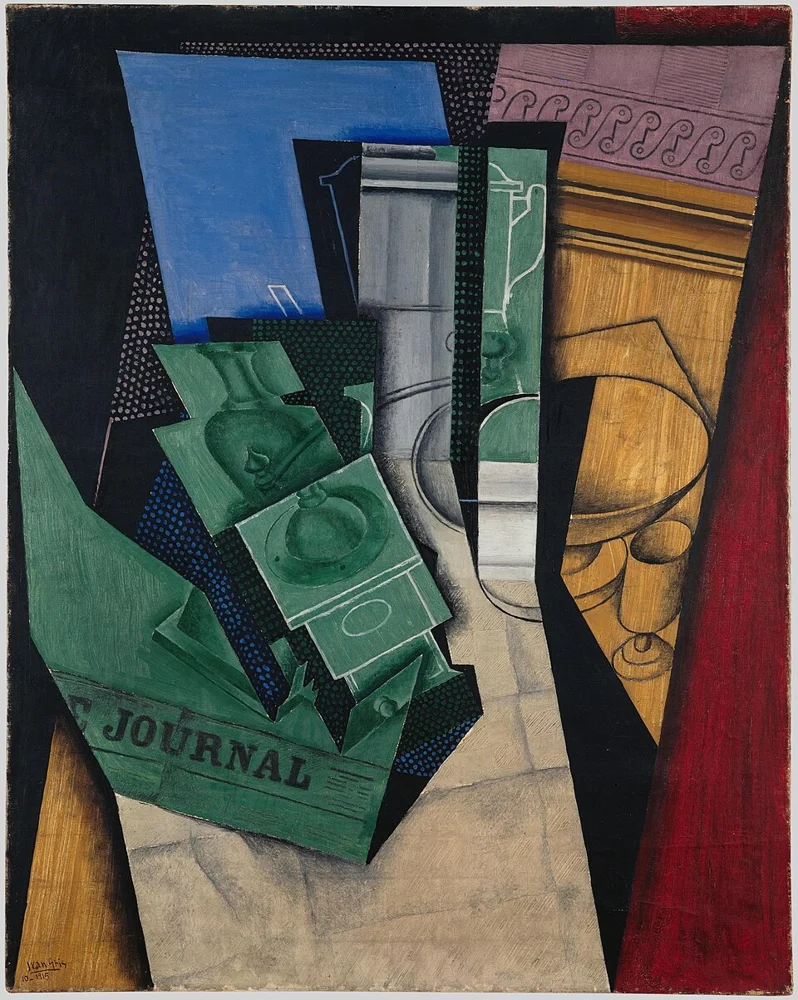 The Breakfast Table, by Juan Gris
