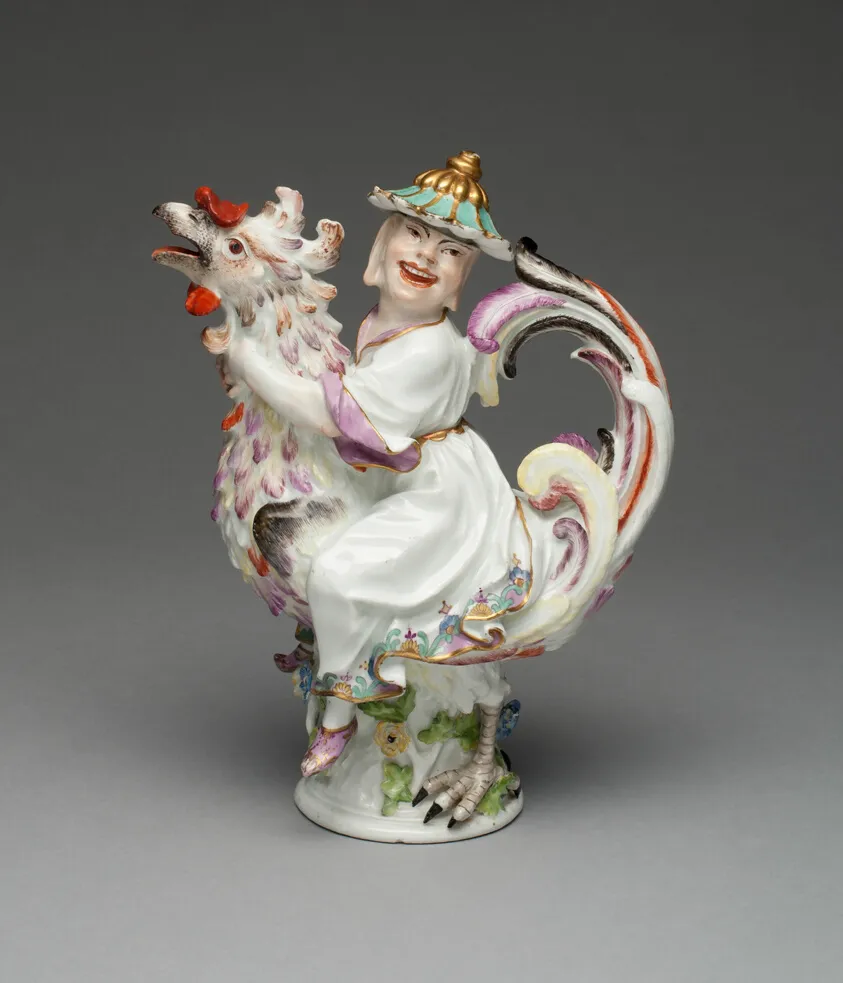 Oil or Vinegar Cruet, by Meissen Porcelain Manufactory