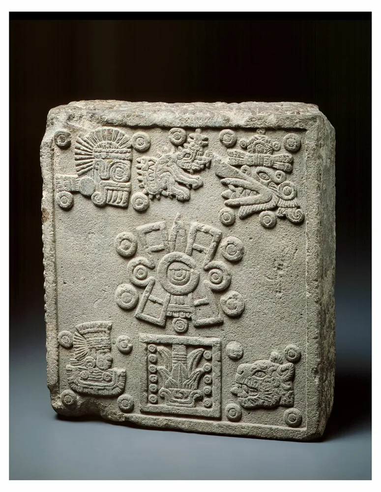Coronation Stone of Moctezuma Xocoyotzin, by Mexica (Aztec)
