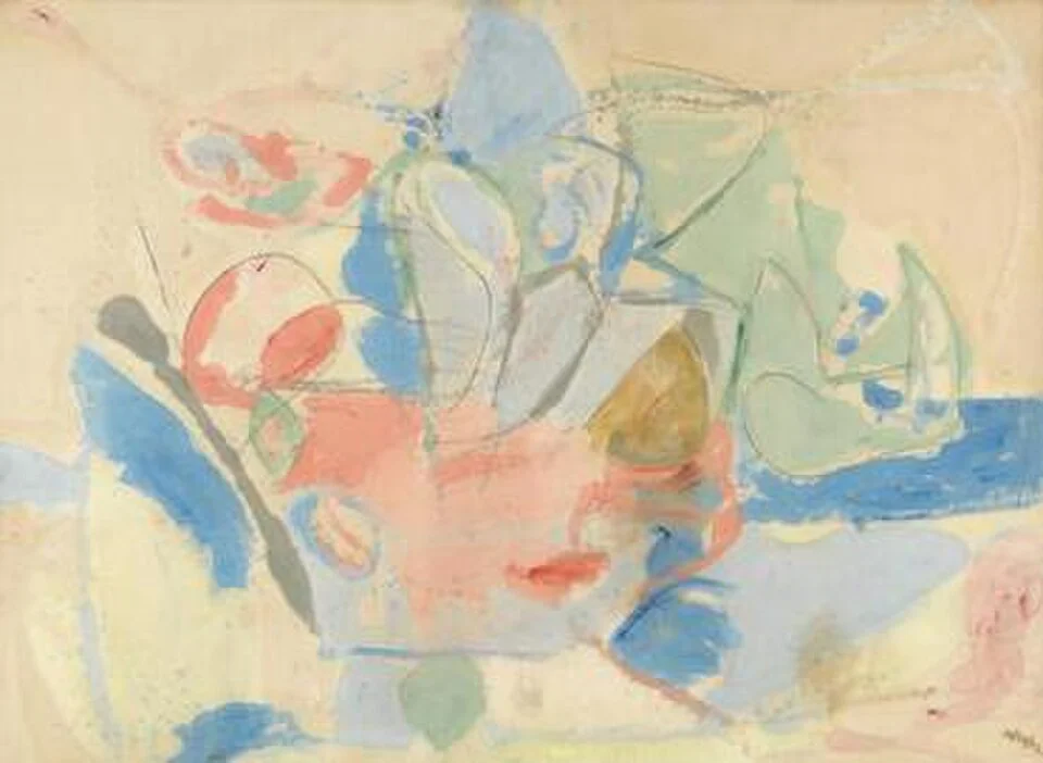 Mountains and Sea, by Helen Frankenthaler