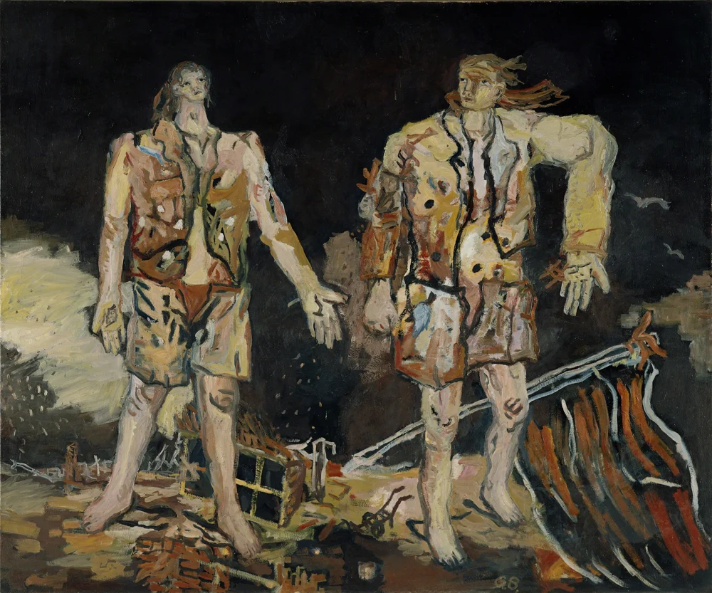 The Great Friends, by Georg Baselitz