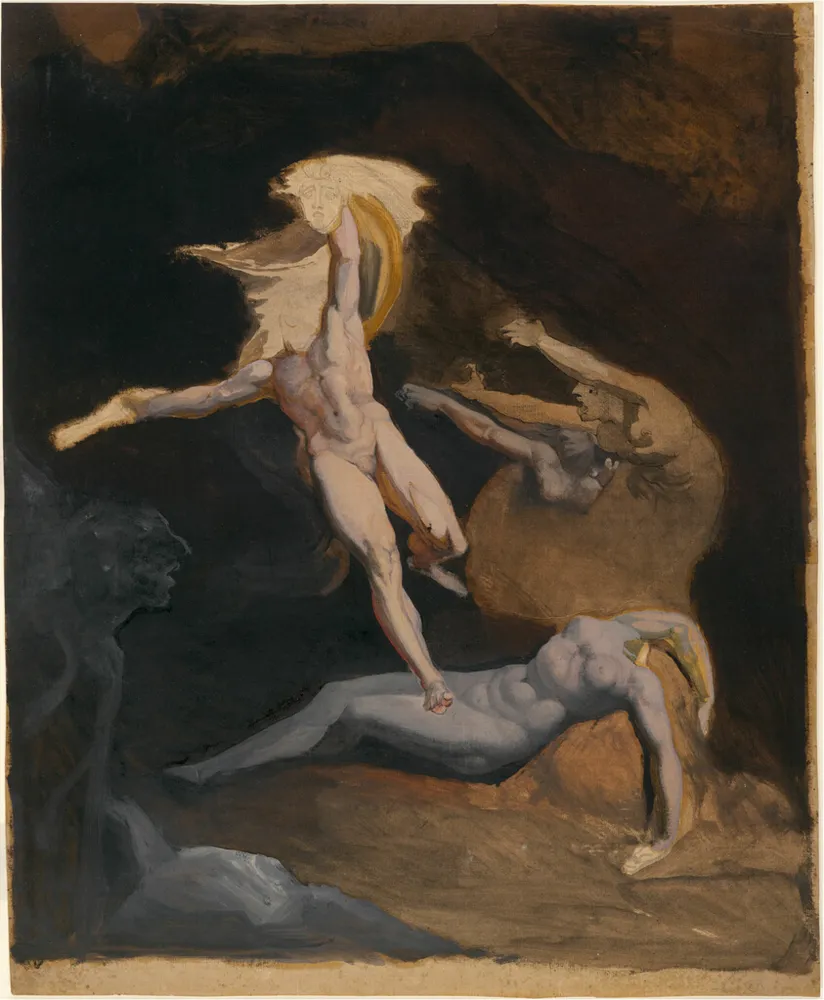 Perseus Starting from the Cave of the Gorgons, by Henry Fuseli