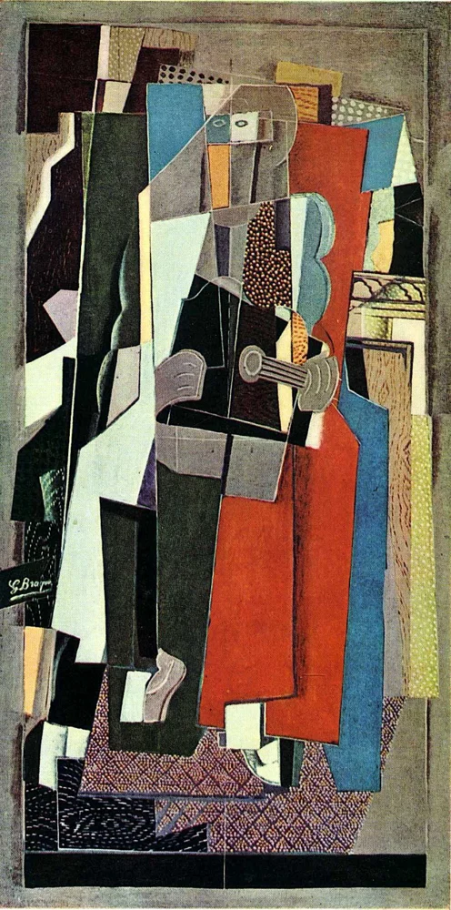 The Female Musician, by Georges Braque
