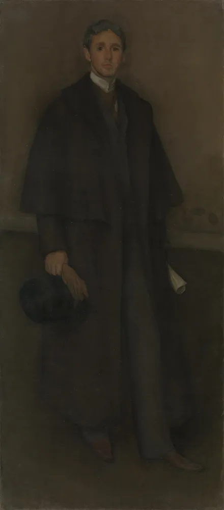 Arrangement in Flesh Color and Brown: Portrait of Arthur Jerome Eddy, by James McNeill Whistler