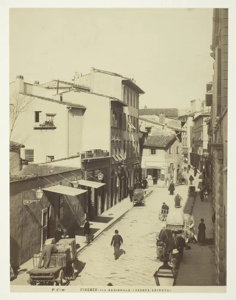 Firenze, via Nazionale, by Unknown