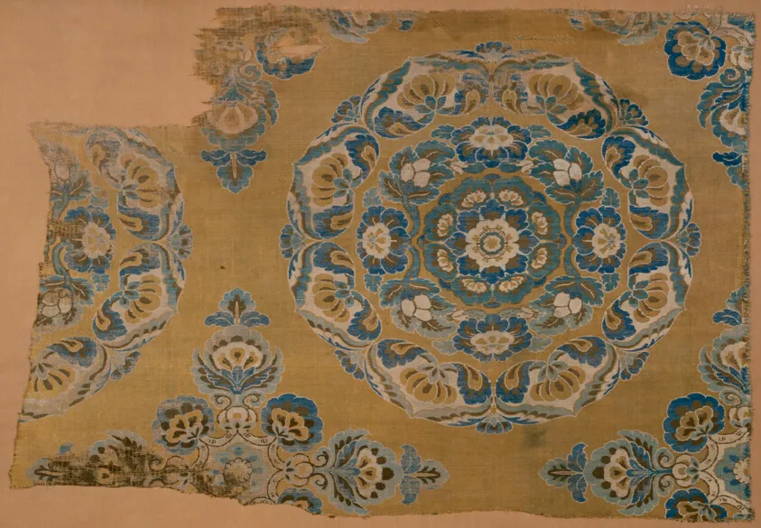 Fragment (Dress Fabric), by Unknown artist