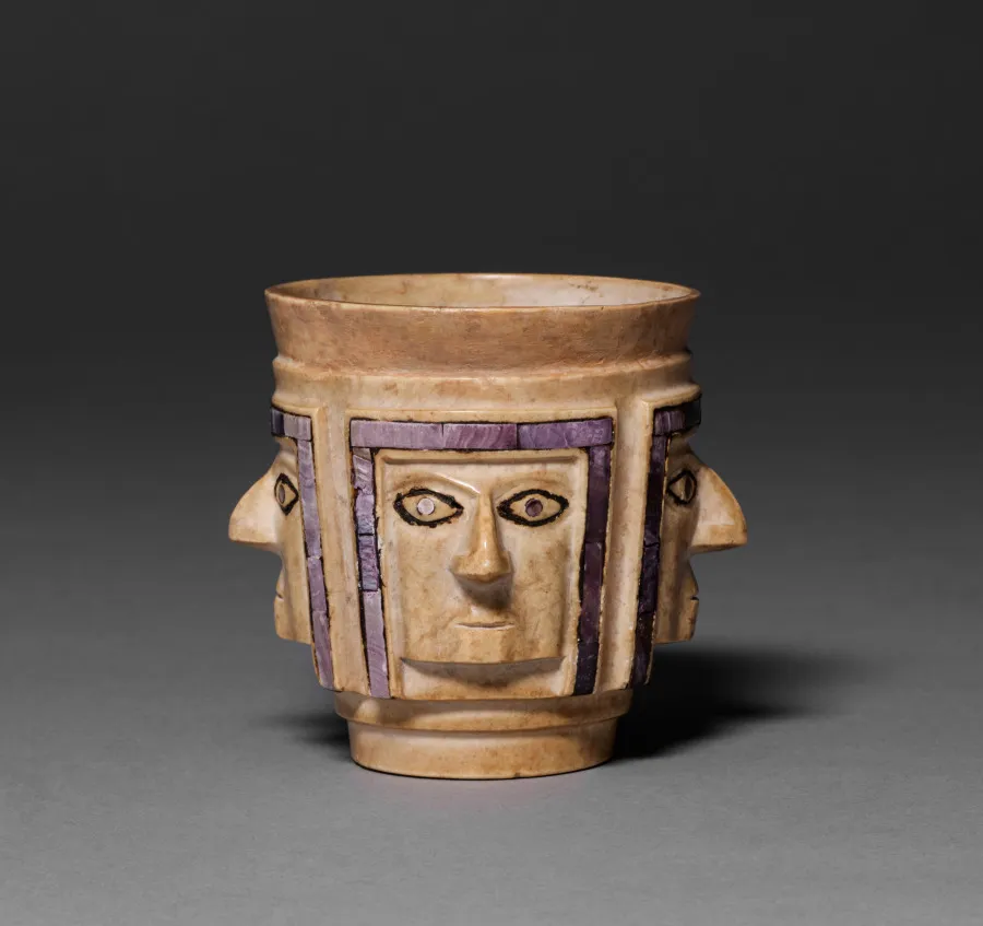 Cup with Four Faces, by Unknown artist