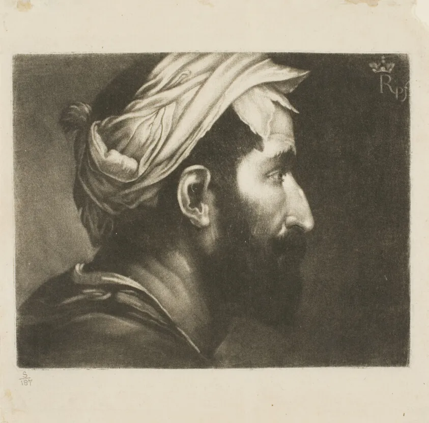Head of Executioner, from John Evelyn's Sculptura, by Richard Houston