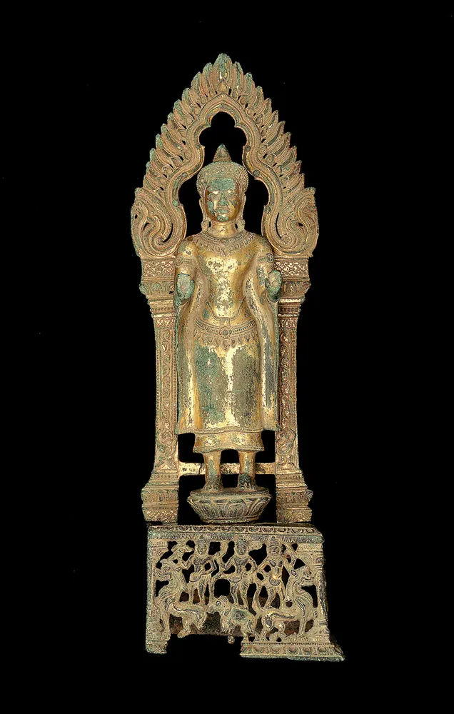 Altarpiece with Crowned Buddha, by Unknown artist