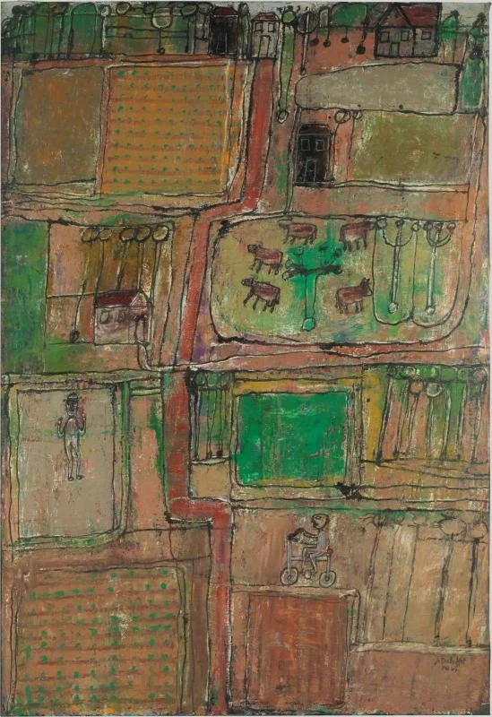 Prosperous Country, by Jean Dubuffet