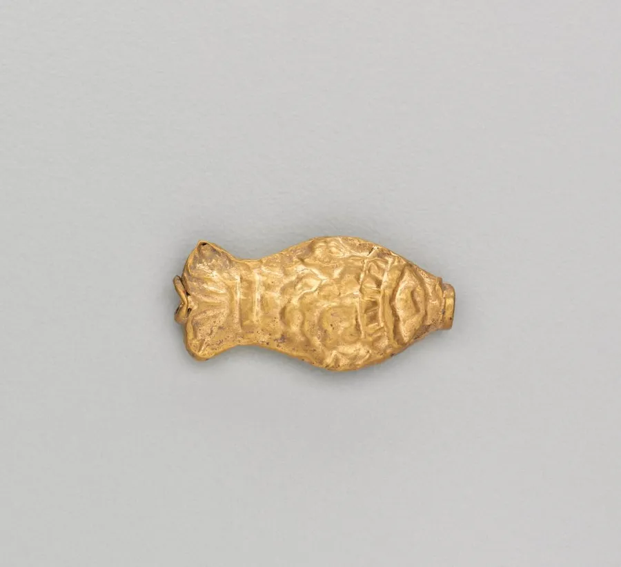 Necklace Bead in the Form of a Fish, by Unknown artist