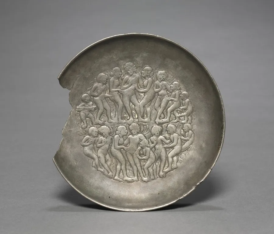 Plate with a Scene of Revelry, by Unknown artist