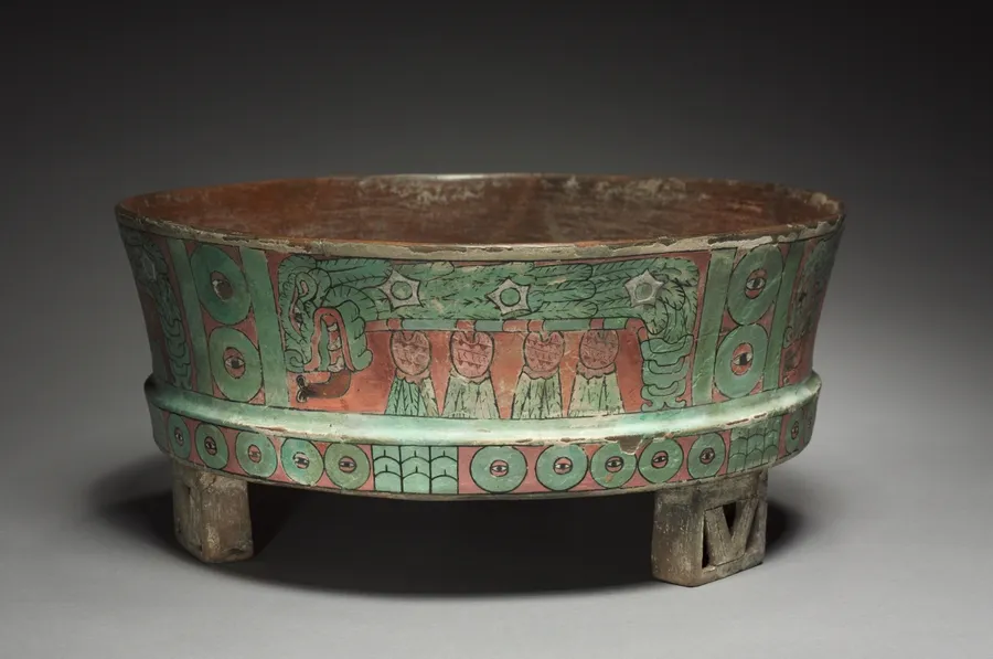Basin with Feathered Serpent, by Unknown artist