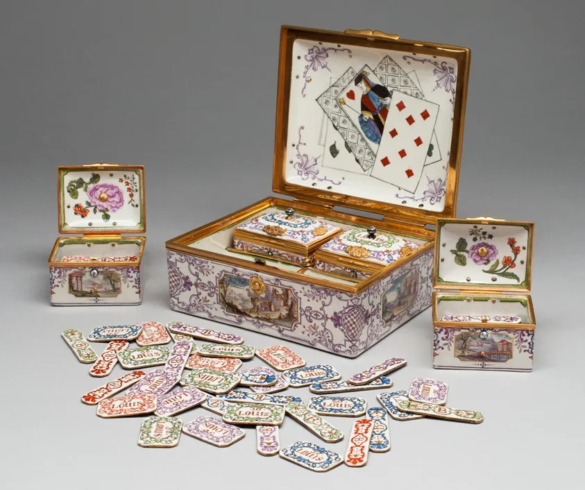 Gaming Set, Probably Made for the Russian Court, by Du Paquier Porcelain Manufactory
