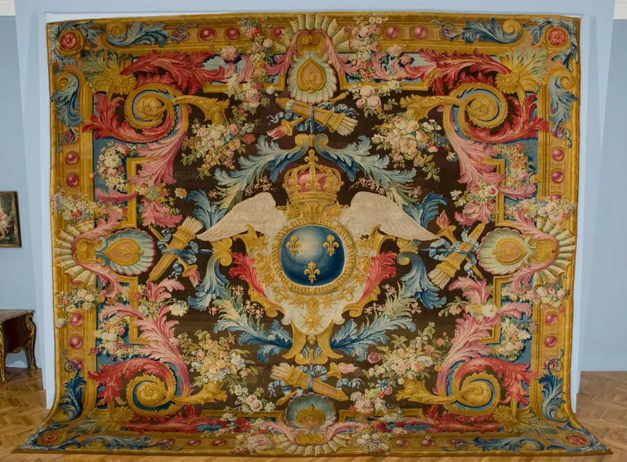 Louis XV Savonnerie Carpet with Royal Arms, by Royal Savonnerie Manufactory, Chaillot Workshops