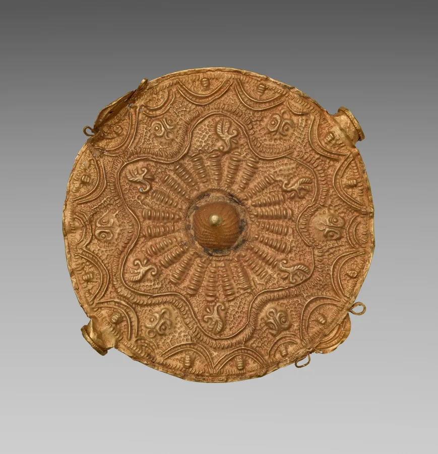Disk Pendant (akrafokɔnmu), by Unknown artist