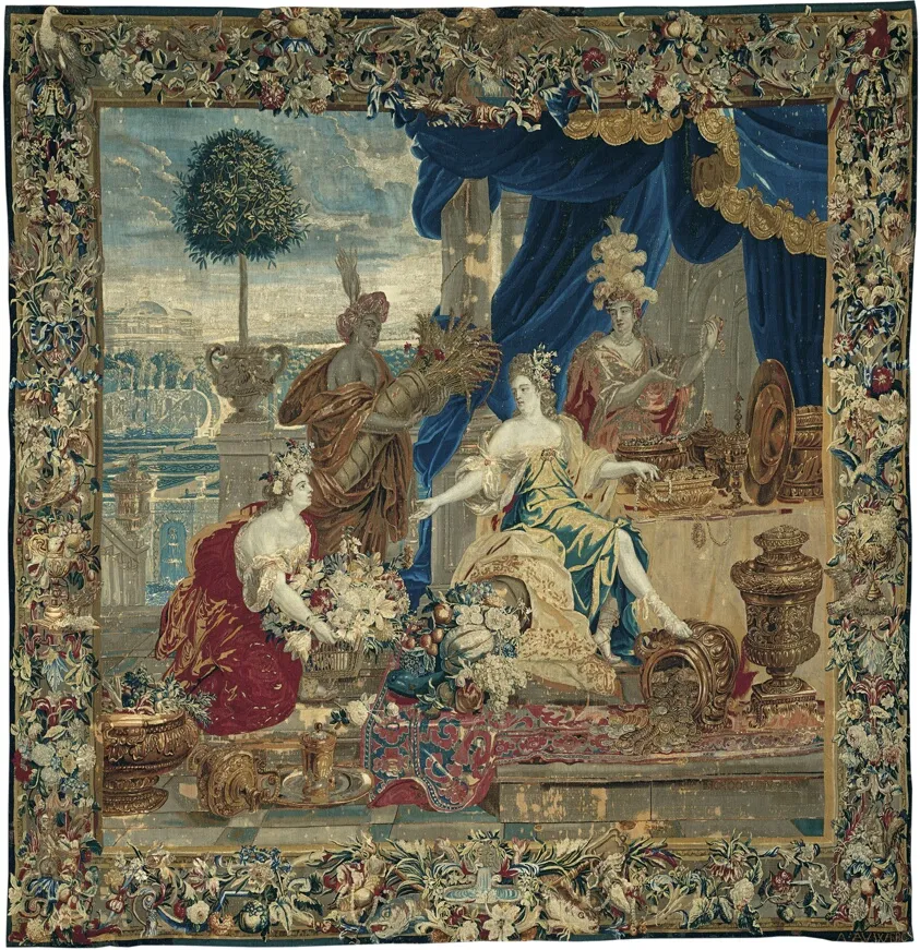 Abundantia from The Four Continents and Related Allegories, by Lodewijk van Schoor