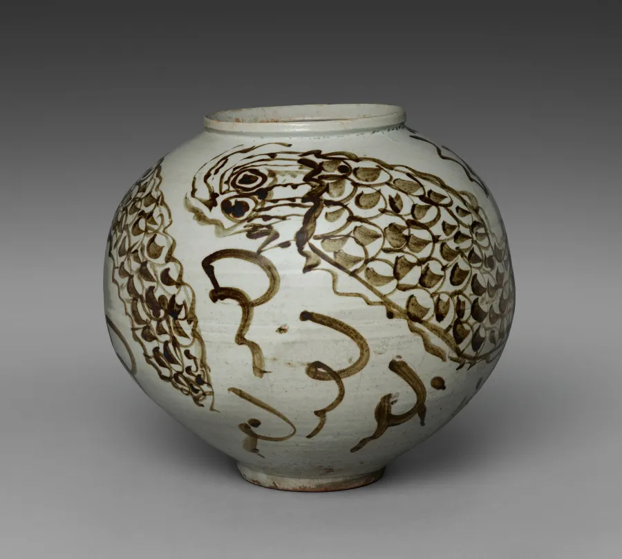 Jar with Dragon and Clouds Design, by Unknown artist