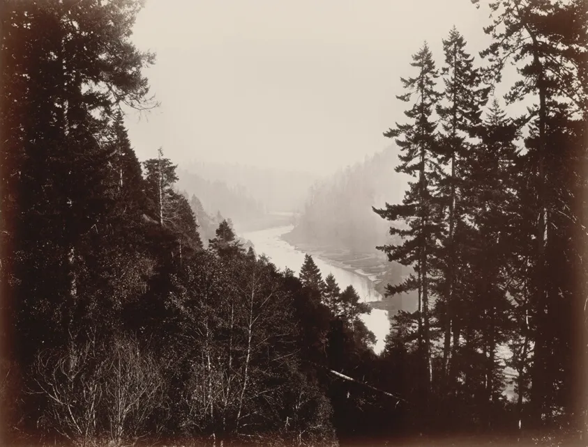 Big River, from the Rancherie, Mendocino, California, by Carleton Watkins