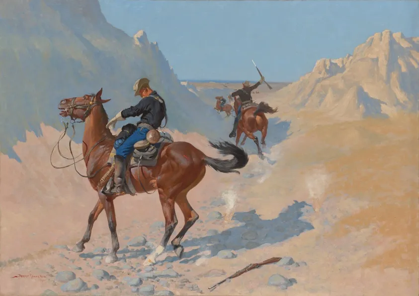 The Advance-Guard, or The Military Sacrifice (The Ambush), by Frederic Remington