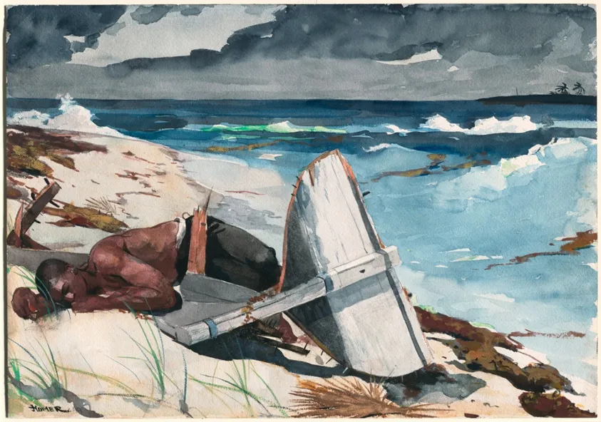 After the Hurricane, Bahamas, by Winslow Homer