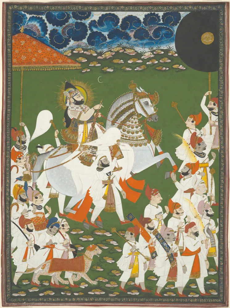 Maharana Bhim Singh in Procession, by Ghasi