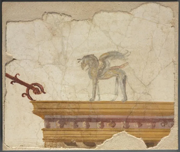 Griffin Atop Entablature, by Unknown artist