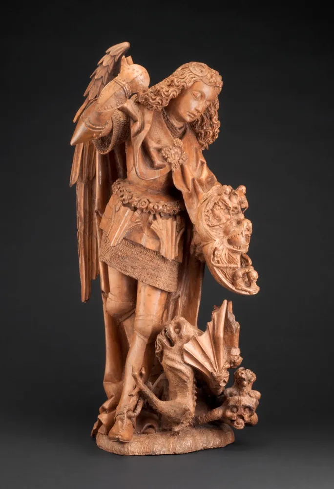 Saint Michael and the Devil, by Spanish